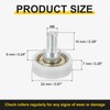 sourcing map 6 PCS Drawer Rollers 22mm x 7mm Wheel