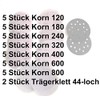 Abranet Sanding Discs, Sanding Net Starter Set Diameter 125 mm