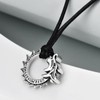 POPLYKE Cremation Urn Necklaces for Ashes Sterling Silver Urn Necklace
