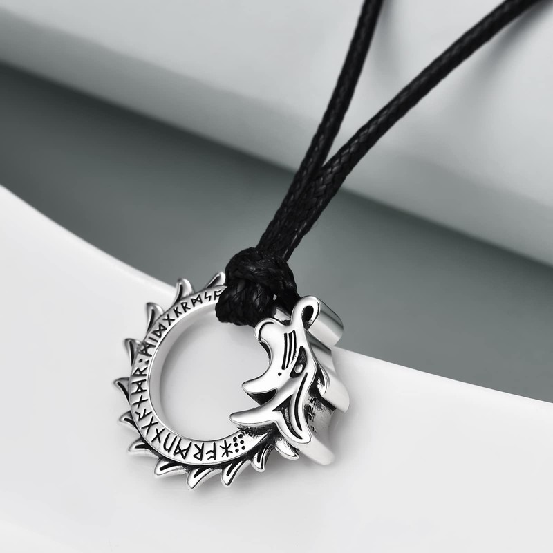 POPLYKE Cremation Urn Necklaces for Ashes Sterling Silver Urn Necklace