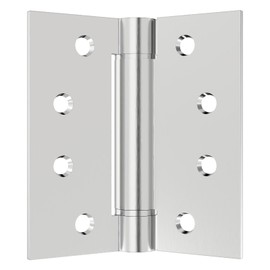 Hinges Self-Closing Door Hinges 4 inch 304 Stainless Steel Hinges 3 Pack Spring Hinge with Square Corners Heavy Duty Hinges with Adjustable Tension Spring Door Hinge