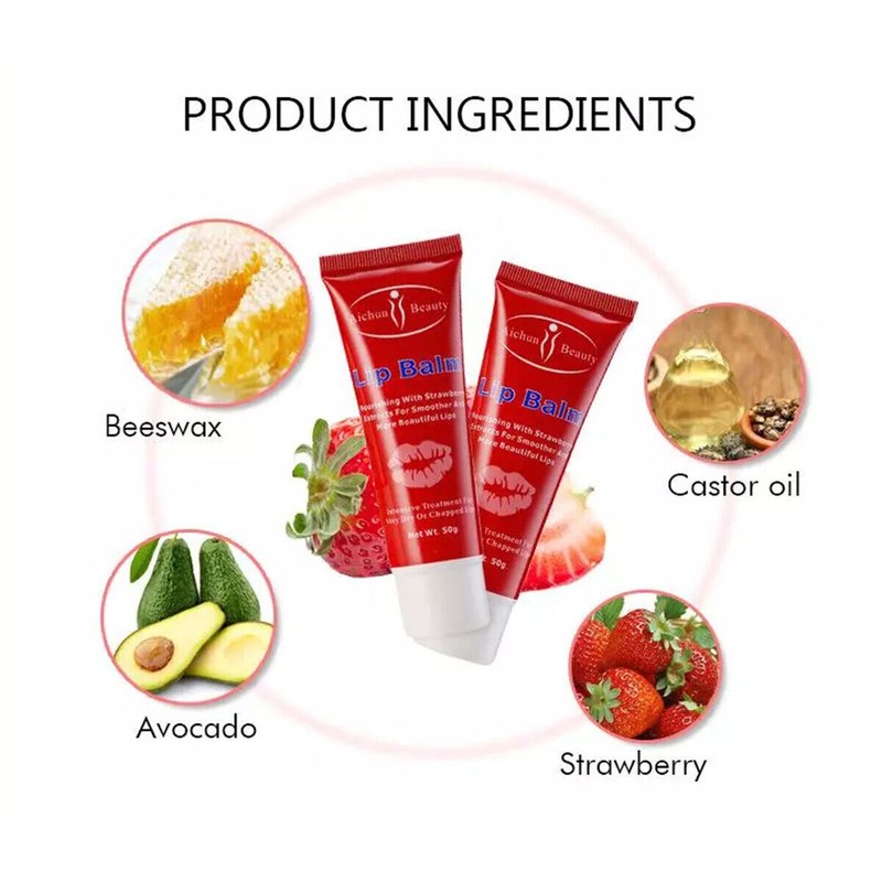 Aichun Beauty Moisturizing Strawberry Lip Balm For Very Dry Chapped