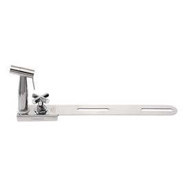 Brondell MBH-40-S CleanSpa Luxury Handheld Bidet Attachment for Toilet with Stainless Steel Holster and Built-In Shut Off Valve, Dual Spray Options, Includes Spiral Metal Hose, Stainless Steel