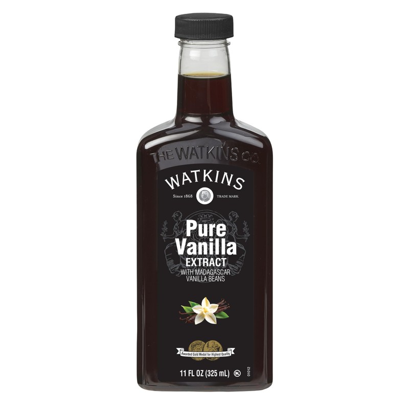 Watkins Pure Vanilla Extract, with Madagascar Vanilla Beans, Non-GMO, Kosher,