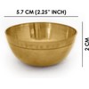 SATVIK Set of 6 Pure Brass Bhog Bowl Set for