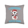 I freezing love you Throw Pillow