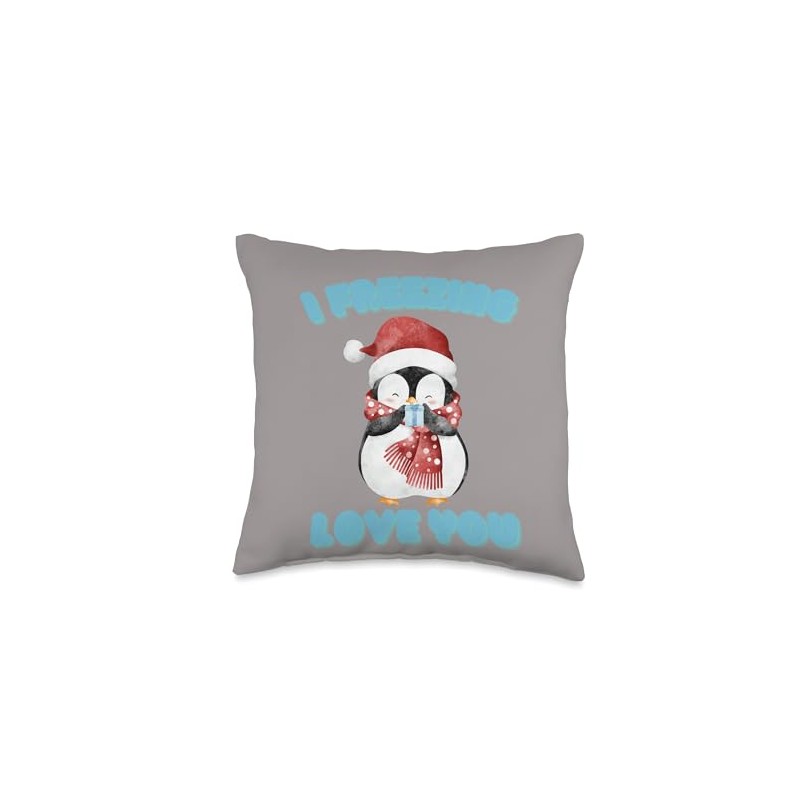 I freezing love you Throw Pillow