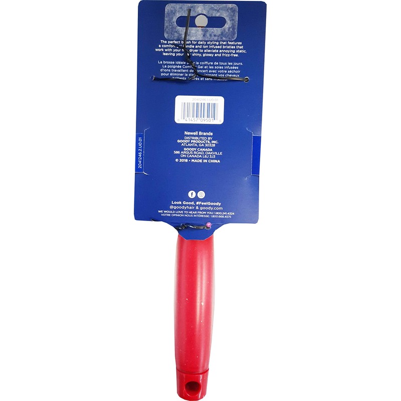 GOODY Gelous Grip Heads Down Brush, Paddle, 0.8 Oz