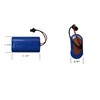 3.7V 3600mAh ICR18650 Rechargeable Battery Pack with SM 2P Plug