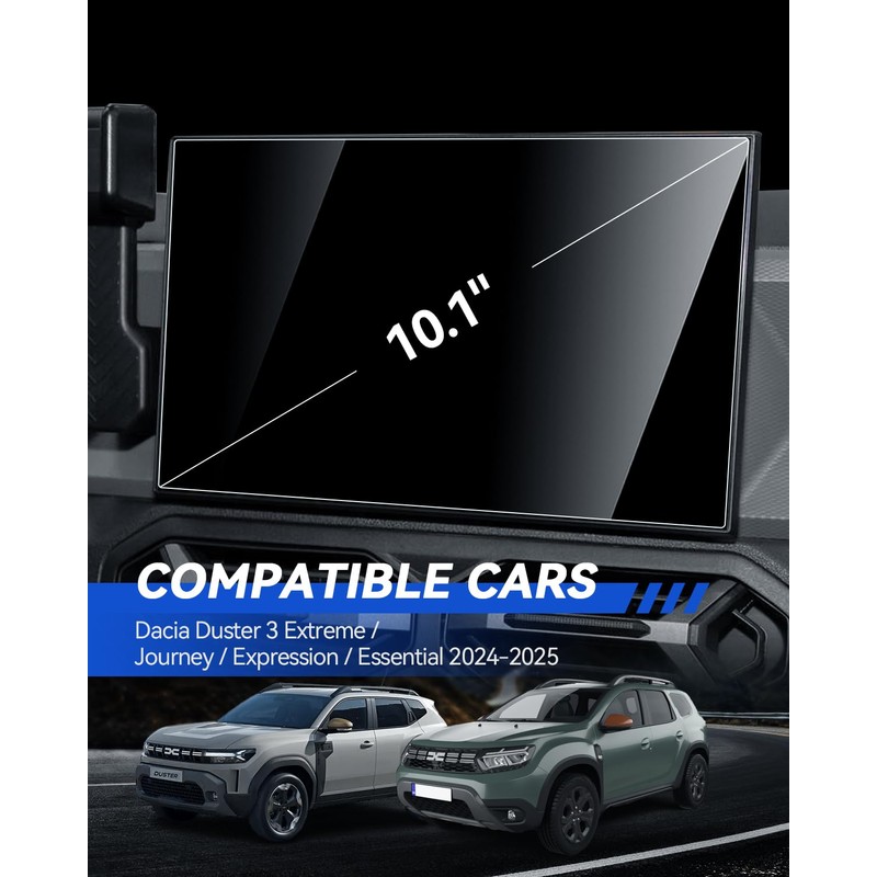 LANTU HD Series 9H Screen Protector 10.1 Inch for Dacia