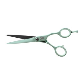 Cricket Shear Xpressions It's All Good 5.75" Professional Hair Cutting Scissors - Barber Scissors, Hair Scissors, Japanese Stainless Steel for Stylists & Home Use, Dr. Everything Will Be Alright, Mint