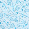 Sanrio 800856 Cinnamoroll Bath Towel, Antibacterial and Deodorizing Treatment, Silver