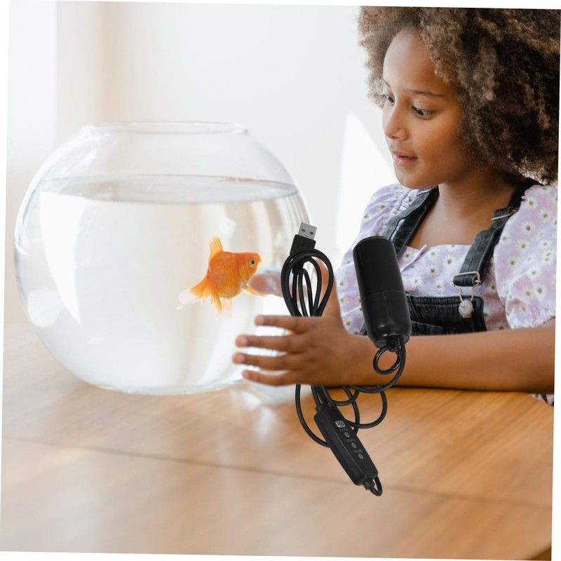 Hohopeti Tank Oxygen Pump Mini Air Pump for Aquarium Quiet