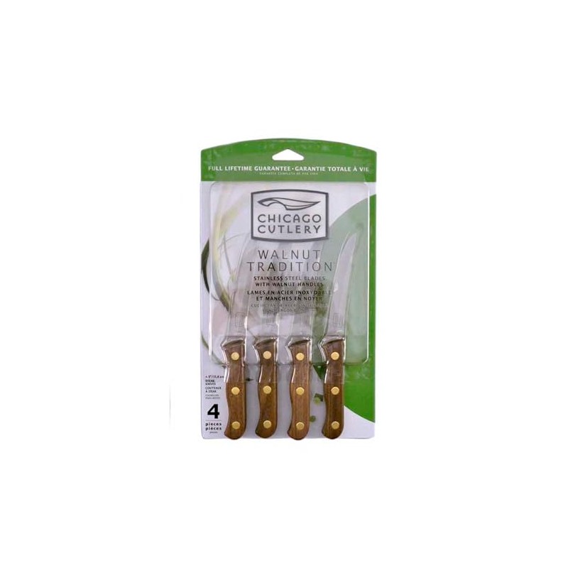 Chicago Cutlery B144 Walnut Tradition 4-Piece Walnut Tradition Streak Knife