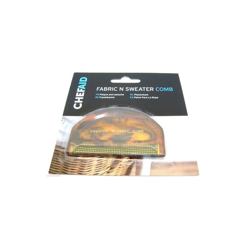 Chef Aid Fabric N Sweater Comb Fabric Comb Removes Fluff