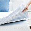 SINWEEK 2 Inch Twin Cooling Memory Foam Mattress Topper for