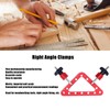 Positioning Squares Aluminium Alloy Right Angle Clamps 45° 90° Imperial