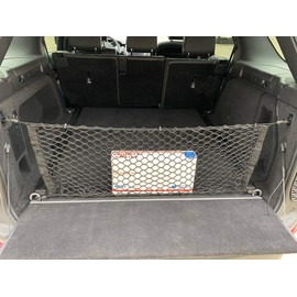 Trunk Envelope Style Automotive Elastic Mesh Cargo Net for Land Rover Discovery 2017-2024 - Premium Trunk Organizers and Storage - Luggage Net for SUV - Best Car Organizer for Land Rover Discovery