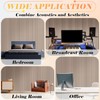 Acoustic Panels 12 Pack - Covers 16 Sq Ft, Self-Adhesive