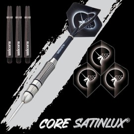 Unicorn Unisex Core Plus|Satinlux|Steel Tip Darts, Satinlux, 22 G EU