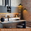 Retisee 6 Pieces Industrial Pendant Lights E26 E27 Base Black