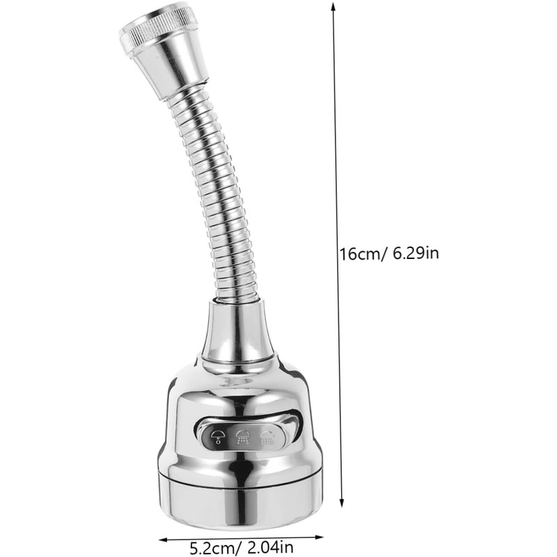Extensor de Grifo de Cocina Giratorio 360° de ABS y