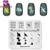 KADS Nail Stamping Plate Dragon Zoo Nail Art Stamp Template