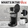 Gourmia 12-Cup One-Touch Drip Coffee Maker – Auto Keep Warm,