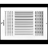 HVAC Premium 14'' X 12'' 3-Way AIR Supply Grille -
