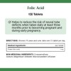 Nature's Bounty Folic Acid 1 mg 150 Tablets (Packaging May