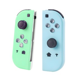 Wireless Switch Controllers Compatible With OLED/Lite, Switch Joypad, Support Wake-up and 6-Axis Gyro Function (Green and Blue)