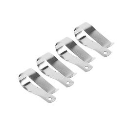 Garage Door Remote Visor Clip Replacement for Genie Garage Door Opener Remote Transmitter Visor Clip 37768A, Stainless Steel, 4 Pack