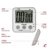 Escali Extra Large Display Digital Kitchen Timer with Clock Mode,