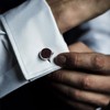 Avaner Men's Tie Clip Cufflinks: 3 Pcs Wooden Metal Tie