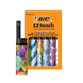 BIC EZ Reach - Mechero para velas, el encendedor definitivo con varita extendida para parrillas y fogatas