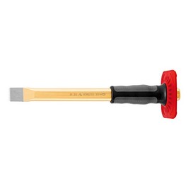 Rennsteig 311 300 1 Flat Cold Painted Chisels with Handguard, Gold, 300 mm