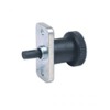 KINETIK MSystem - Locking bolt with screw flange/mounting plate, spring