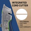 Safety A1 Dual Function Retractable Knife with Cord Cutter -