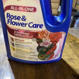 BioAdvanced All In One Rose & Flower Care Granule Fertilize and Protect 4lb NEW
