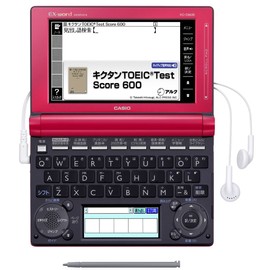 Casio EX-word Electronic Dictionary, Business Person Model, Vivid Pink, 150 Contents, 2000 Novels, 2000 Classic Song Phrases, Twin Color LCD, EX-VOICE Function, Tough Power Design, Rugged Body, TAFCOT XD-D8600VP