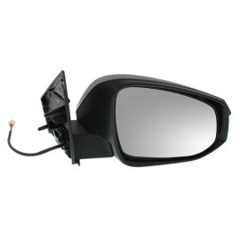 For 13-15 RAV4 Rear View Door Mirror Power Non-Heated Textured Black Right Side
