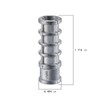 Wensilon(100pcs) 5/16 * 1-3/4 Lag Shield Anchor Long Zinc Alloy