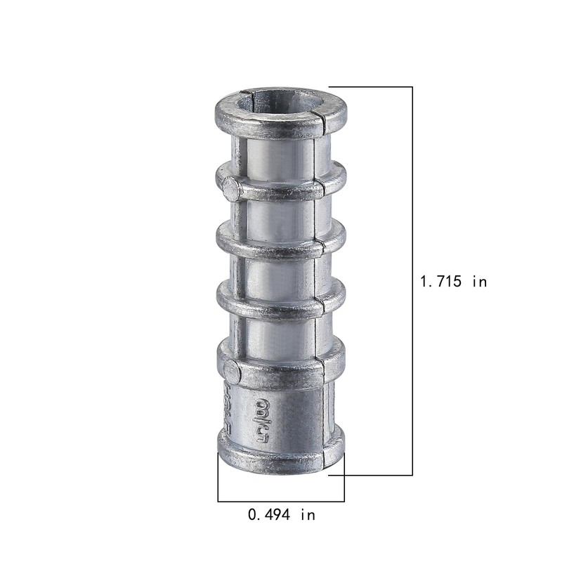 Wensilon(100pcs) 5/16 * 1-3/4 Lag Shield Anchor Long Zinc Alloy