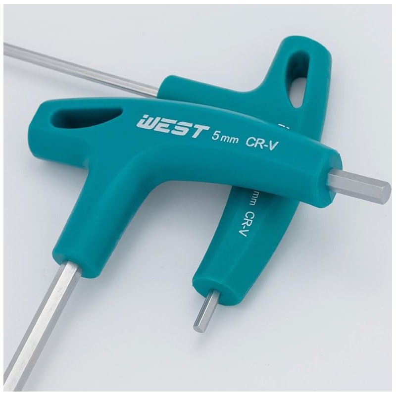 LIANRISES 5mm Allen Key T Bar Key T-Handle Hex Keys