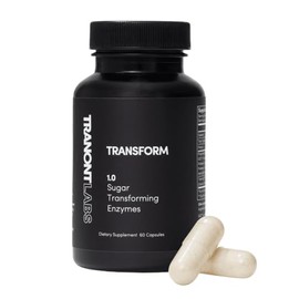 Tranont Transform  60 cápsulas  Favorece la salud general y el cuidado de la piel  Suplemento energético  Enzimas vegetales para la salud y el...     