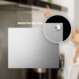 GASLAND 24" x 30" Stainless Steel Backsplash KBSS30 | Splatter Guard for Stoves | Range Hood Wall Shield | Ultra Flat, Easy to Clean and Install Metal Panel