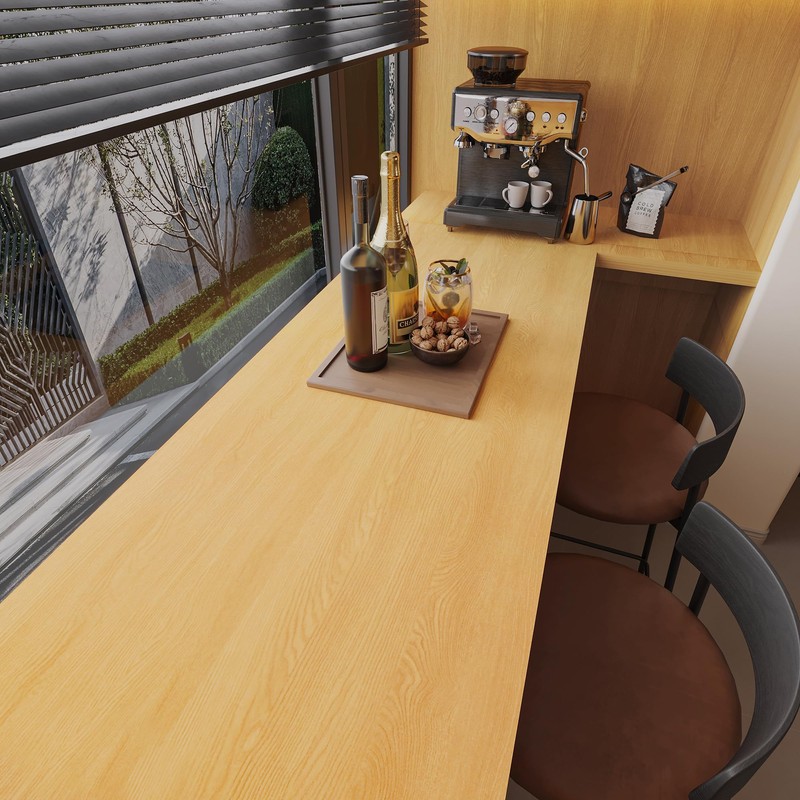 Natural Wood Contact Paper Peel and Stick Wood Wallpaper Textured