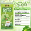LeafLea 120 Guava Leaf Tea Bags, Premium Natural Herbal Tea,