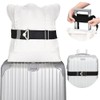TOEECY Suitcase Strap, High Elasticity with Metal Buckle, Simple and