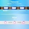 Tatazone Bluetooth RGBWW LED Lights for 60-65 Inch TV with